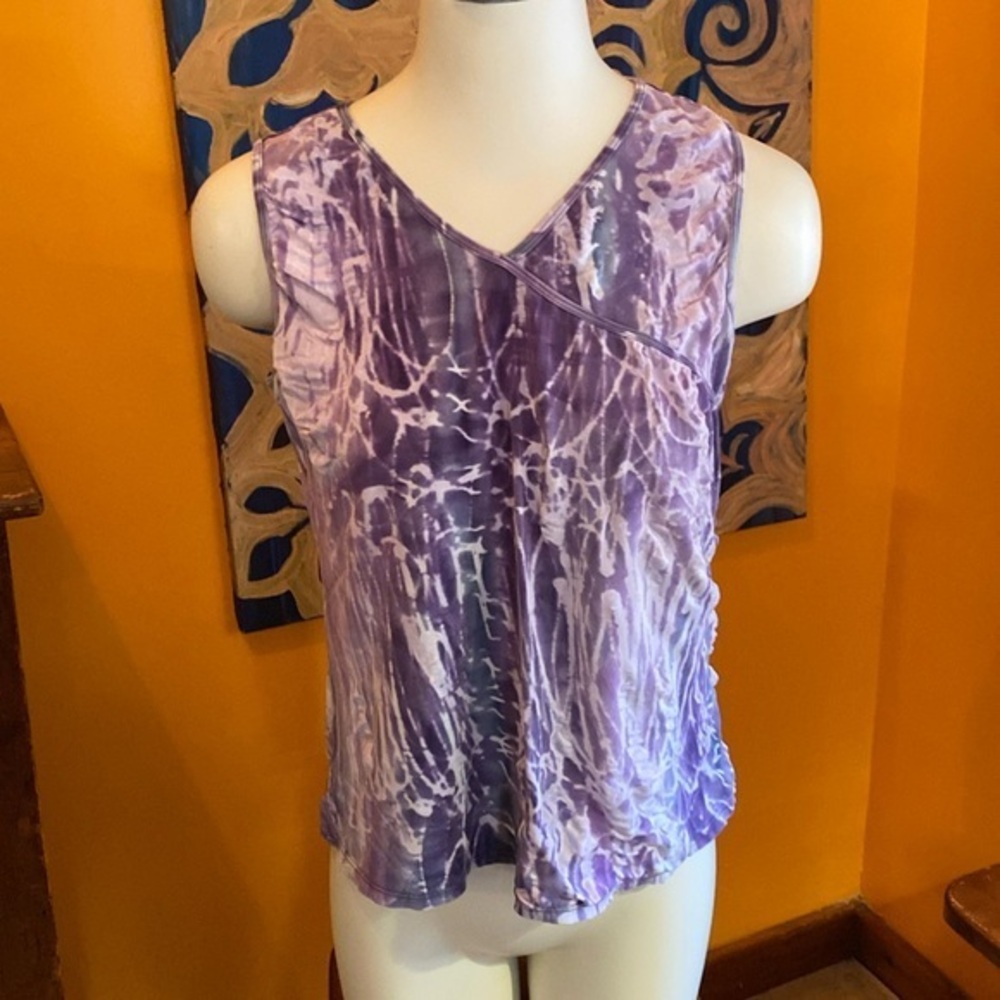 Faux Wrap V-Neck Tank Top